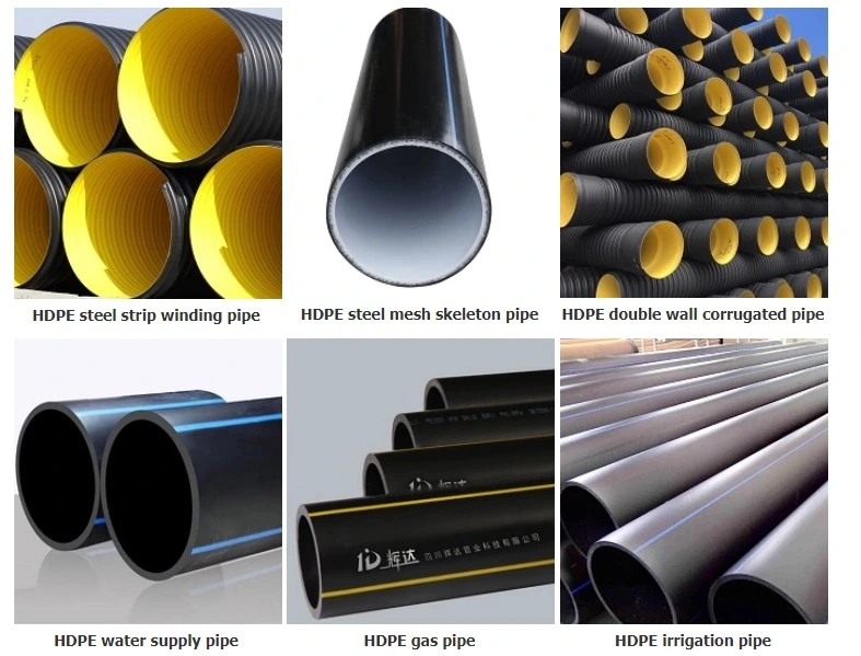 Jubo HDPE Double Wall Corrugated Drainage System Sewage Pipe Agricultural Irrigation Perforated Plastic Culvert Pipe