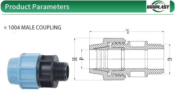 China HDPE Male Adaptor Pipe Fittings for Agriculture