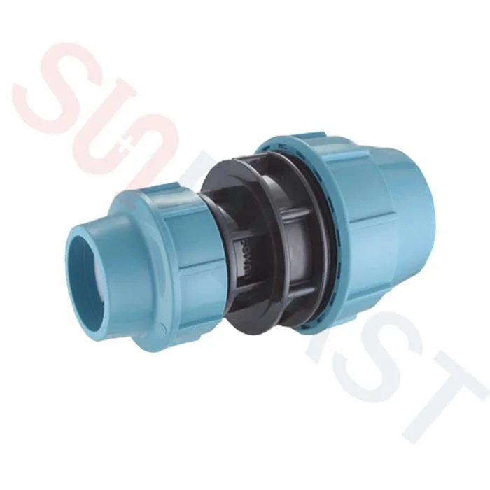 Wholesale Prices PP Compression Fittings PP Reducing Coupling for HDPE Pipe Water Supply and Irrigation