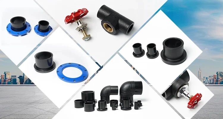 HDPE Pipe Fitting Socket Fusion Butt Fusion Fitting SDR11 SDR17 Stub End HDPE Pipe Flange Adapter