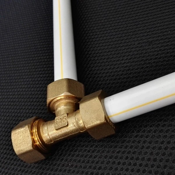 Gas Pipe PE-Al-PE 63mm White Color with 3 Yellow Lines