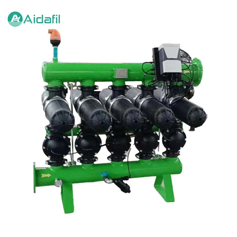 Carbon Steel/Stainless Steel/HDPE Pipe Connection Automatic Disc Filter Irrigation System