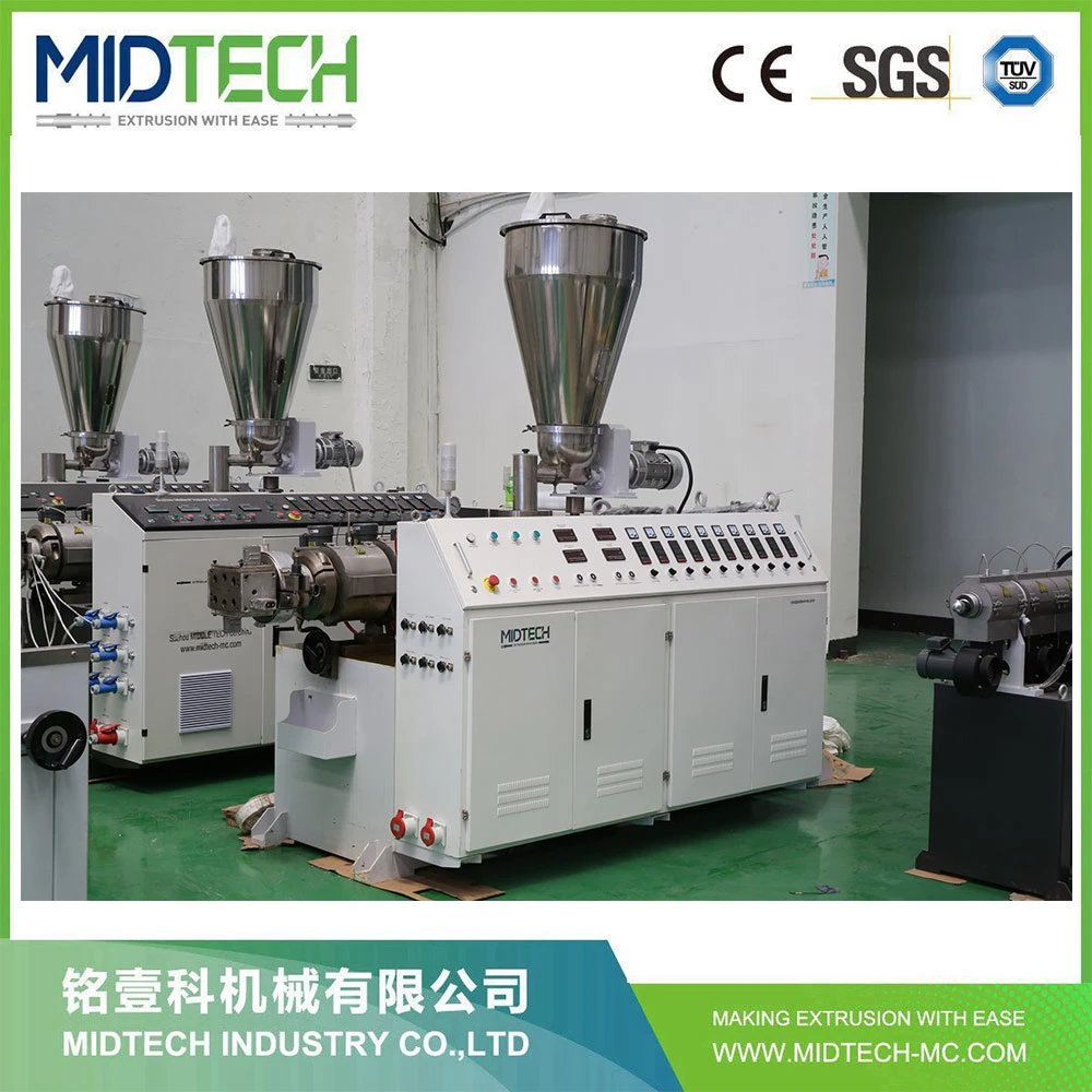 Plastic PE PP LDPE Dual Water/Gas Pipe Extruder Machinery/New HDPE Pipe Making Machine/Plastic Pipe Machine /Pet Recycling Line /PPR Pipe Extrusion Pipe