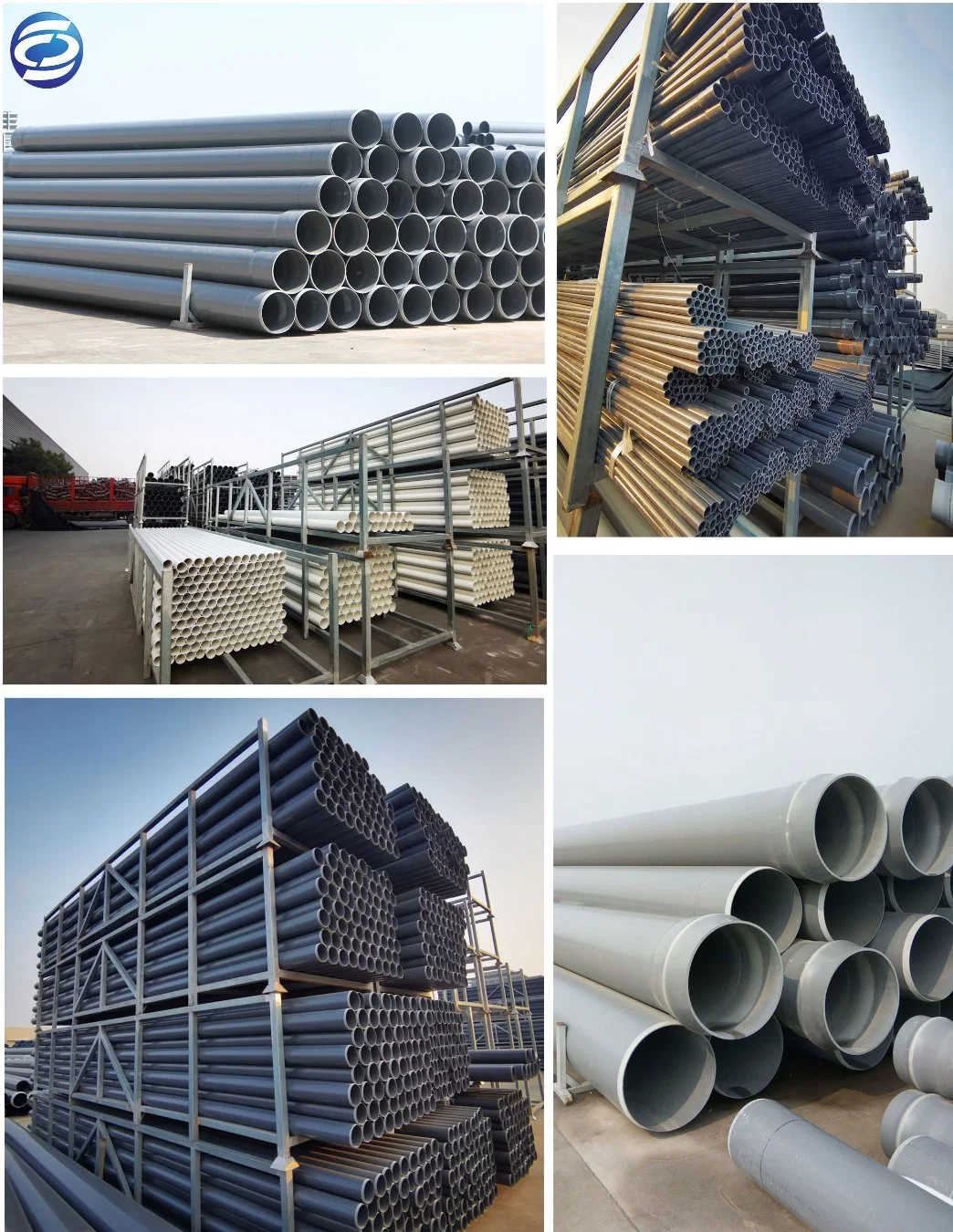 Hot Selling ISO Standard Blue Grey UPVC/PVC Water Pipe PVC Pipe for Irrigation/City Plumbing System/Drainage/Water Supply/Sprinkler/Cable/