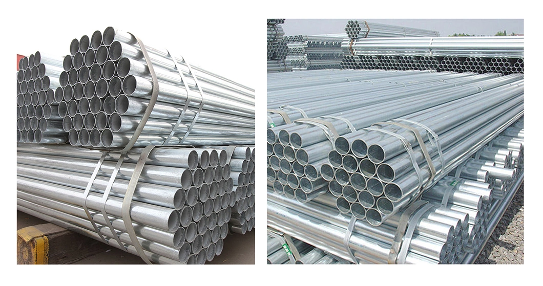 China Wholesale Hiding Gas Pipes Hot Dipped Threaded Process Seamless Gi Q195 Q235B Zinc Coating Z275 Z100 Galvanised Tube Galvanized Rectangular Steel Pipe