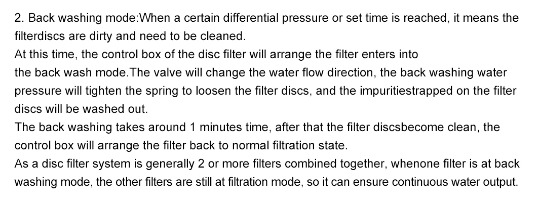 Carbon Steel/Stainless Steel/HDPE Pipe Connection Automatic Disc Filter Irrigation System