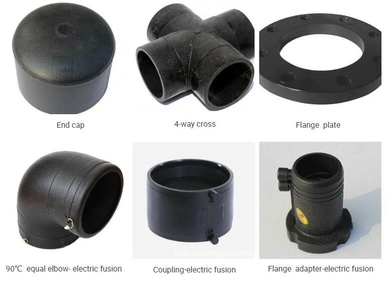 HDPE Butt Welding Fusion Coupler Polyethylene Gas Fitting Pipe Coupling