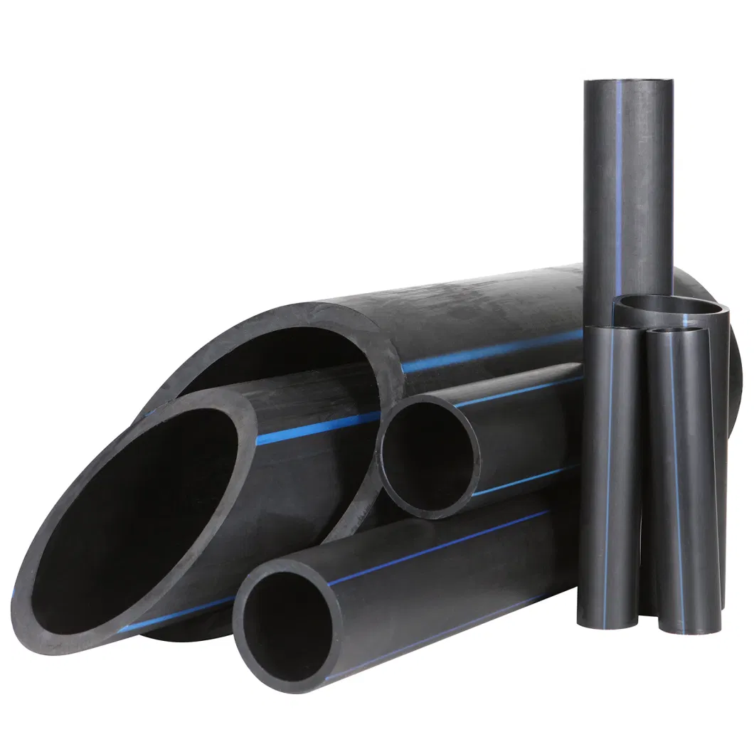 HDPE Pipe Pipe Wholesale Black PE Plastic Pipe 160mm HDPE Pipe SDR11 for Water Supply