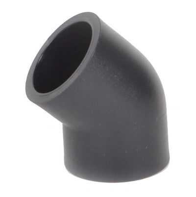 HDPE 45 Deg Plastic Eletrofusion Elbows Pipe Fitting PE Pipe Fitting for Fusion Socket