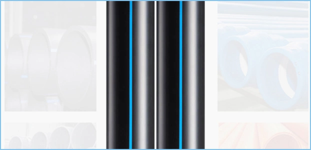 PE100 Pead HDPE Poly PE Pipe 630mm Pn8 Pn10 SDR 17 Tube Alkathene Water Pipe