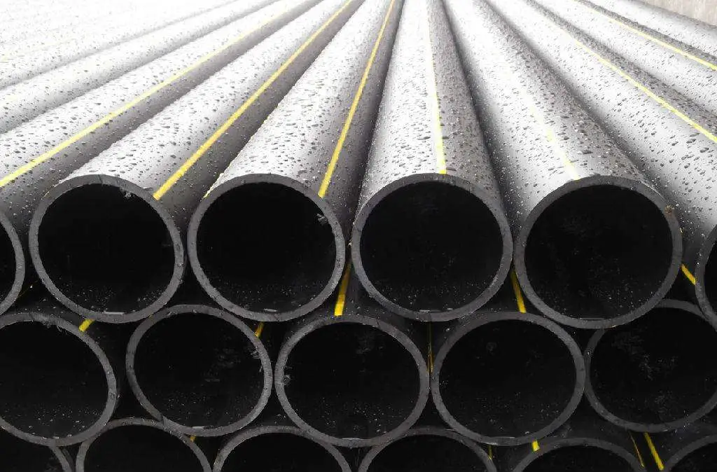 Yellow Line HDPE Gas Pipe