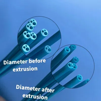  Tubo di Pebax triplo lumen in plastica medica personalizzato per tre lumen Rimozione di pietre biliari