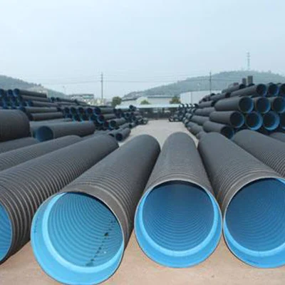 Tubo in plastica da 300 mm soffietto a parete singolo tubo corrugato 4 pollici Prezzo tubo in HDPE