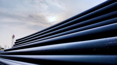 Tubo per irrigazione in PE nero 20mm-1600 mm in HDPE