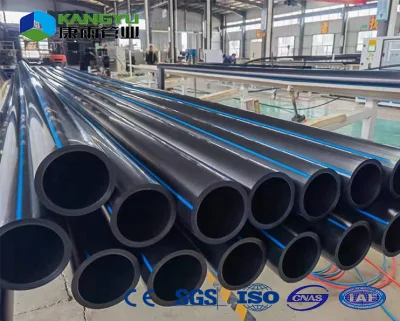 Tubo per irrigazione in PE nero 20mm-1600 mm in HDPE