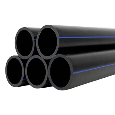 Tubo in HDPE personalizzato colore nero filo in acciaio in PE rinforzato con maglia Tubo composito