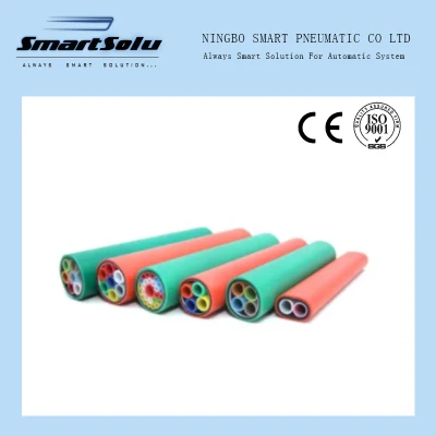 Tubo dB Bundle interrato diretto per microdotto in HDPE a 7 vie per Tubo per microdotto per cavi a fibra ottica per soffiaggio d&prime;aria