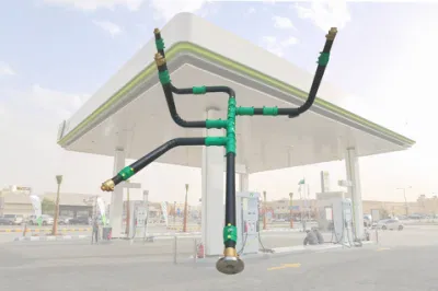Tubo in PE di alta qualità per stazione di rifornimento gas benzina 90 mm 3&quot; primario