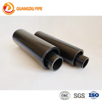 Tubo in PE rigido nero a colori personalizzato con asta in HDPE da 3/4 pollici Tubo