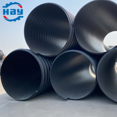 600mm HDPE tubo corrugato a doppia parete per fognature Prezzo all&prime;ingrosso