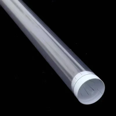 Programma per tubi in plastica trasparente per acqua in PVC resistente al freddo e in vendita a caldo 40 tubo in PETG/PC rigido trasparente, biodegradabile in PVC