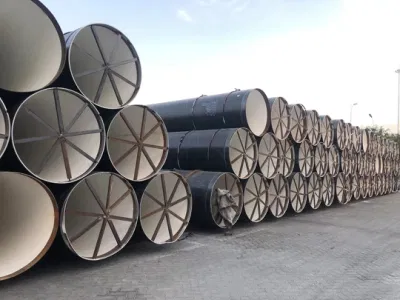 Rivestimento 3PE 2PE rivestito in HDPE tubo in acciaio di lunghezza 5m-14m
