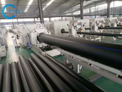 Tubo in HDPE ad alta efficienza PE100 tubo in polietilene di grande diametro per Alimentazione acqua