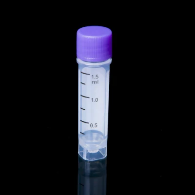 Provetta per analisi monouso da laboratorio in PP provetta criogenica da 1,5 ml con vite Provetta criogenica in plastica per fiale CA P Cryo