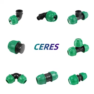 Raccordo e raccordo per tubi in PP per acqua per tubi in HDPE Irrigaiton