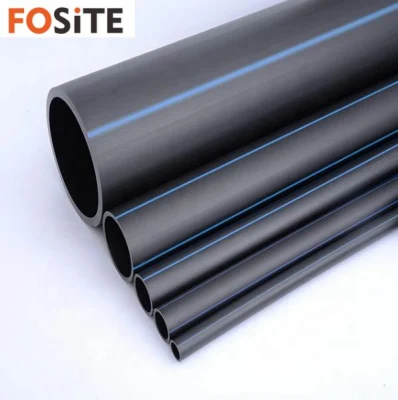 ISO4427 fornitori Cina tubi PE100 tubi HDPE tubi acqua E raccordi tubo in polietilene