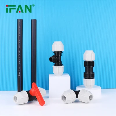  IFON raccordo rapido tubi in HDPE raccordi a irrigazione PP Filettatura maschio a compressione Montaggio