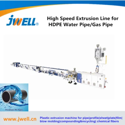 Linea di produzione di tubi a tubo singolo e a doppio filamento in HDPE