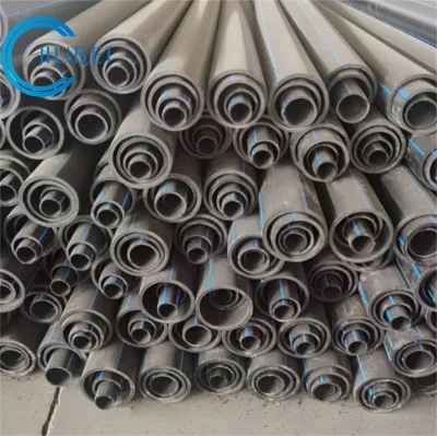 HDPE PE PE 100 tubo in polietilene ad alta densità per acqua galleggiante Fango fango petrolio di sabbia dragaggio