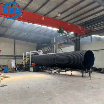 600mm HDPE tubo corrugato a doppia parete per fognature Prezzo all&prime;ingrosso