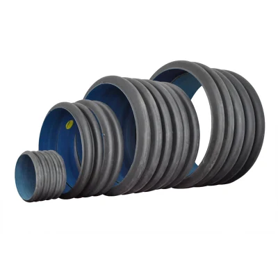  Tubo in plastica da 300 mm soffietto a parete singolo tubo corrugato 4 pollici Prezzo tubo in HDPE