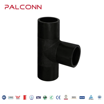  Cina Produttore Palconn160*9.5mm SDR17 fornitura acqua tubi in HDPE nero e. Raccordi