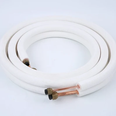  Condizionatore d&prime;aria singolo doppio 1/4 3/8 tubo in rame isolato in PE Tubo in rame