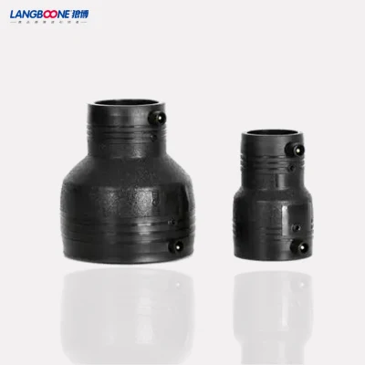  Raccordo di riduzione ISO 1587 in HDPE standard con curvatura elettrica/gomito in PE EF Montaggio
