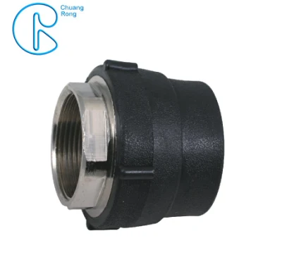  Raccordo per tubi in HDPE PE100 con connettore femmina e maschio per saldatura Fusion