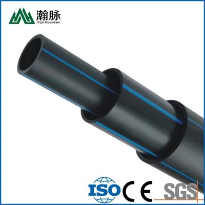  Tubo di scarico per irrigazione HDPE alimentazione acqua agricola tubo acqua nero