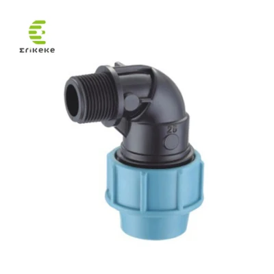 Raccordi in PP a erogazione rapida dei campioni in omaggio raccordi a compressione in HDPE per Irrigazione di alimentazione di acqua