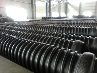  2020 tubo corrugato a doppia parete in HDPE PE per scarichi, fognature
