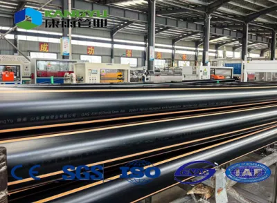 HDPE PE100 fornisce tubo per gas in plastica sotterranea SDR11 con CE