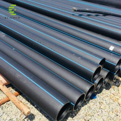 75 mm 16 Bar 10 pollici 3 pollici 150 mm HDPE Tubo per alimentazione acqua di irrigazione protezione filo da miniera prodotto caldo
