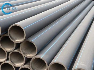 Tubo in HDPE ad alta efficienza PE100 tubo in polietilene di grande diametro per Alimentazione acqua