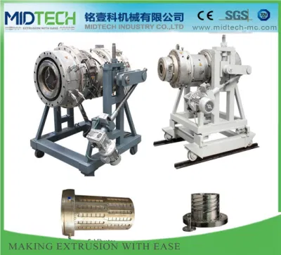 Plastica PE PP LDPE estrusore doppio per tubi acqua/gas macchinari/nuovo HDPE Macchina per la produzione di tubi/macchina per tubi in plastica/linea di riciclaggio animali domestici/tubo PPR Tubo di estrusione