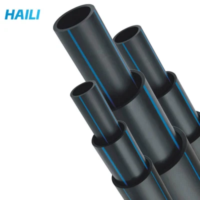 3 4 tubo di alimentazione dell&prime;acqua di plastica nero 3 pollice HDPE Tubo acqua 32mm tubo acqua plastica