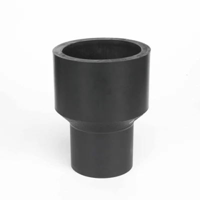Raccordo per tubi in HDPE accoppiatore di riduzione nero
