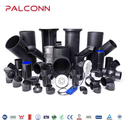  Weifang Palconn PE100 40*4,5 mm SDR9 Pn20 tubo nero di irrigazione HDPE E raccordi