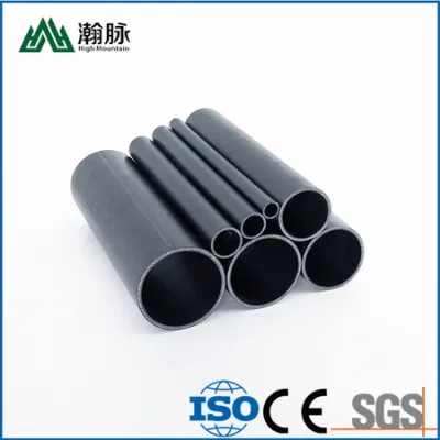 Tubo in HDPE da 400 mm 3 ID per alte temperature SDR17 PE100 HDPE Tubo